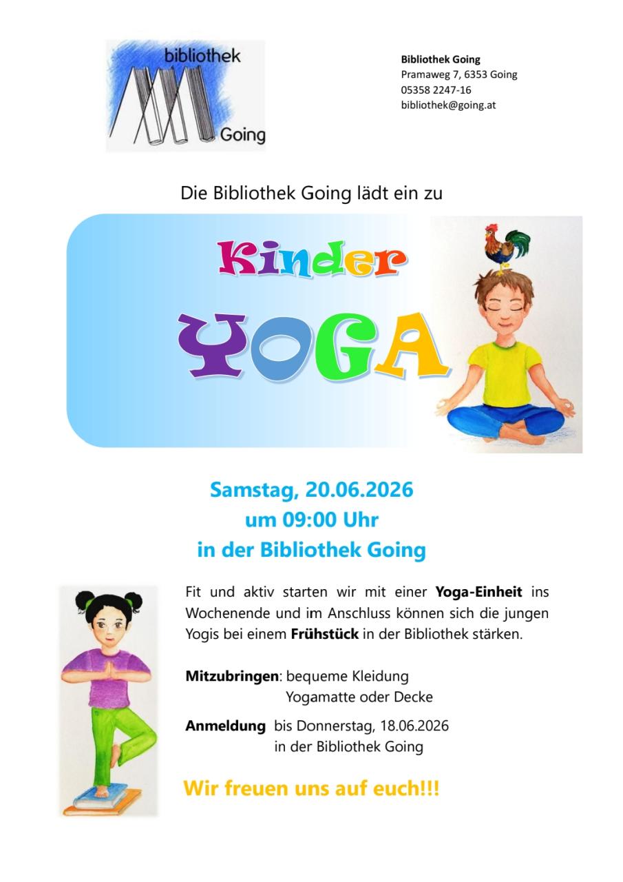 Kinderyoga 20.06.2026